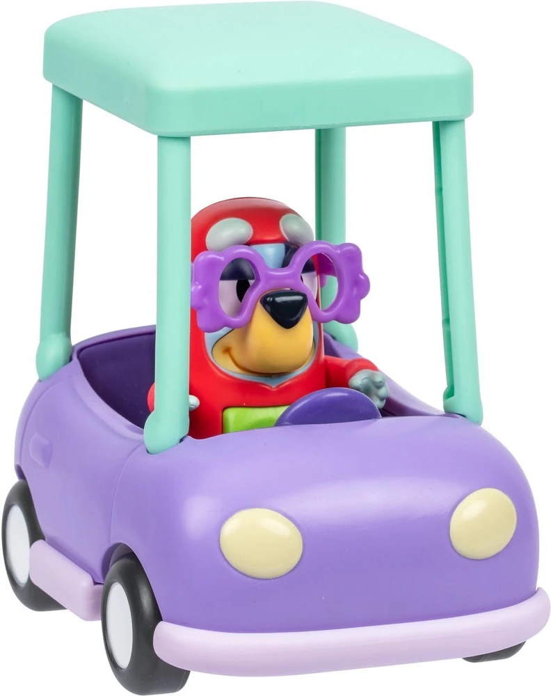 TM Toys Bluey Mėlynos močiutės automobilis ir Džanet