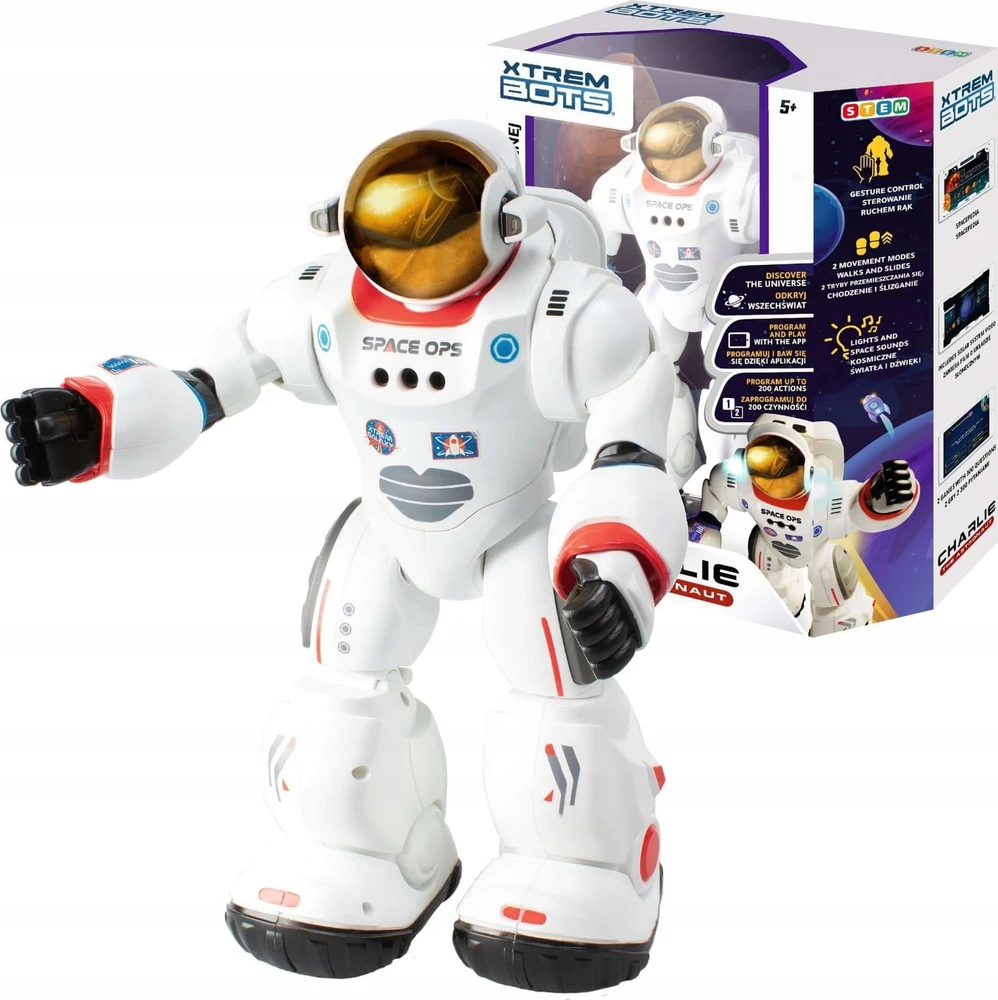 BLUE ROCKET Robotas-astronautas CHARLIE