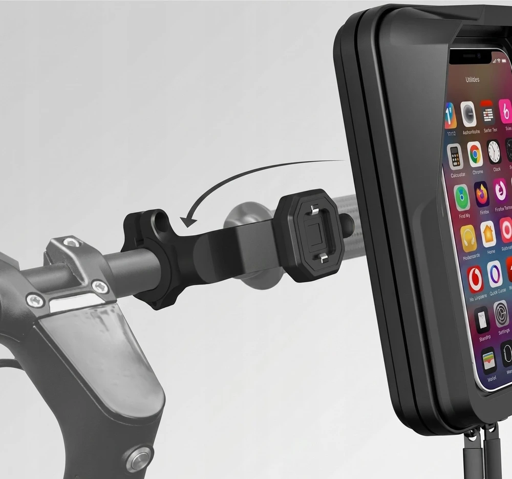 TnB Laikiklis, skirtas pritvirtinti prie dviračio, paspirtuko, vairo, telefonui Quick Lock T''nb / Umbikewp1