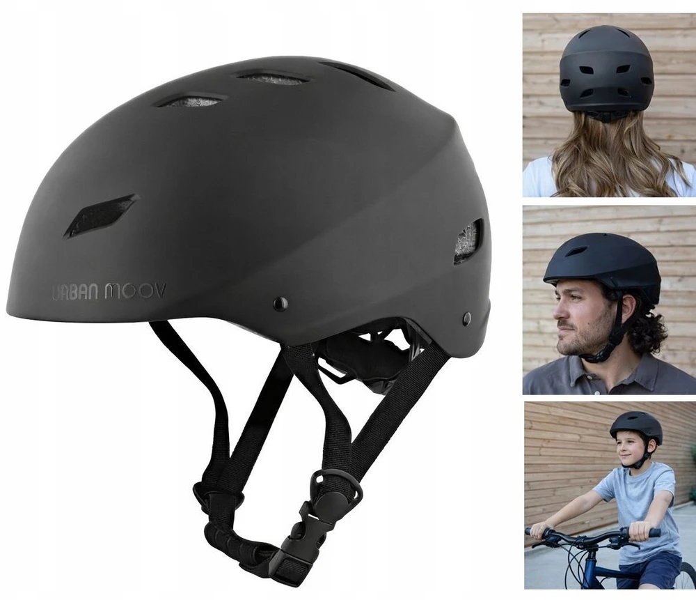 TnB Dviračių šalmas vaikams, miesto, moterims, vyrams UMHELMV2S 52-55 cm (SB11469)