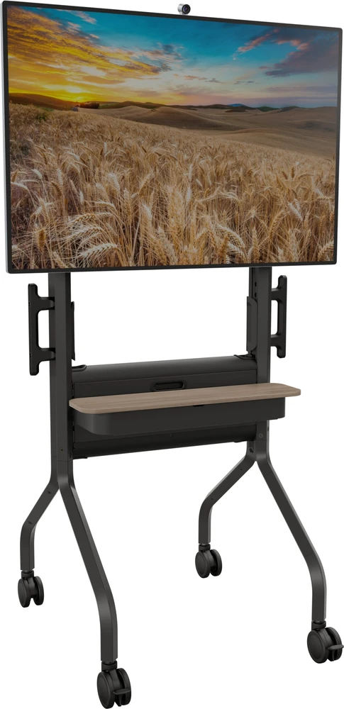 TOA Chief Voyager Height Adjustable AV TV Cart For LCD Displays 50-70'' Juodas wózek televizoriui / systemu wideokonferencyjnego juoda Rozmiar ekranu: 127-191 cm (50''-75'') Interfejs montażowy: 200 - 200 mm - 600 - 400 mm