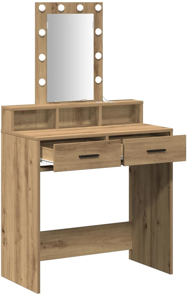 Makiažo stalas Ruda 79 x 41 x 140 cm Apdirbta mediena