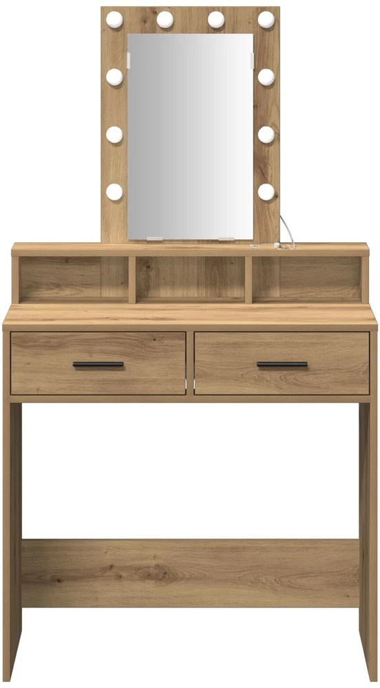 Makiažo stalas Ruda 79 x 41 x 140 cm Apdirbta mediena