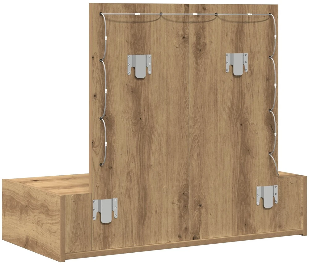 Makiažo stalas Ruda 83 x 40 x 70 cm Apdirbta mediena