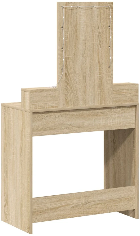 Makiažo stalas Ruda 79 x 41 x 140 cm Apdirbta mediena