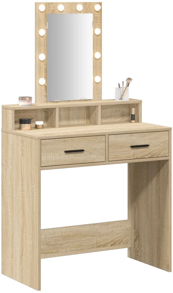 Makiažo stalas Ruda 79 x 41 x 140 cm Apdirbta mediena
