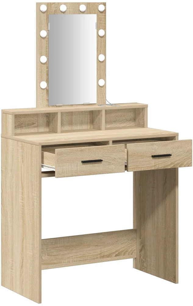Makiažo stalas Ruda 79 x 41 x 140 cm Apdirbta mediena