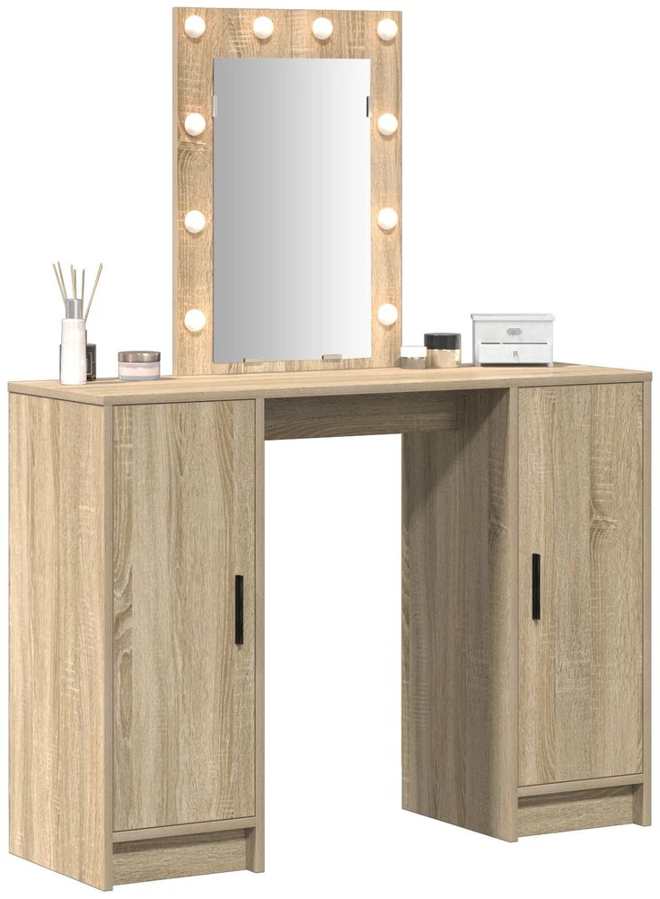 Makiažo stalas Ruda 102 x 33 x 135 cm Apdirbta mediena