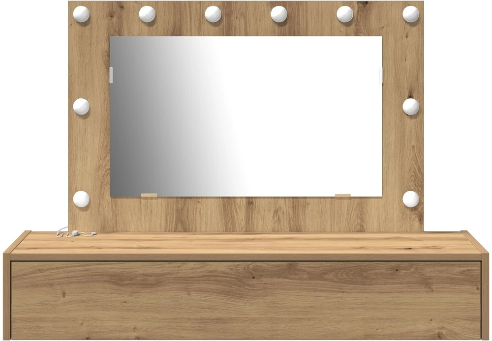 Makiažo stalas Ruda 100 x 40 x 70 cm Apdirbta mediena