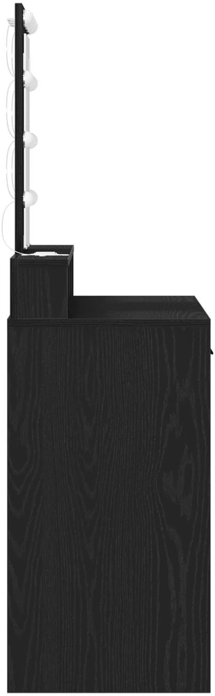 Makiažo stalas Juoda 100 x 41 x 140 cm Apdirbta mediena