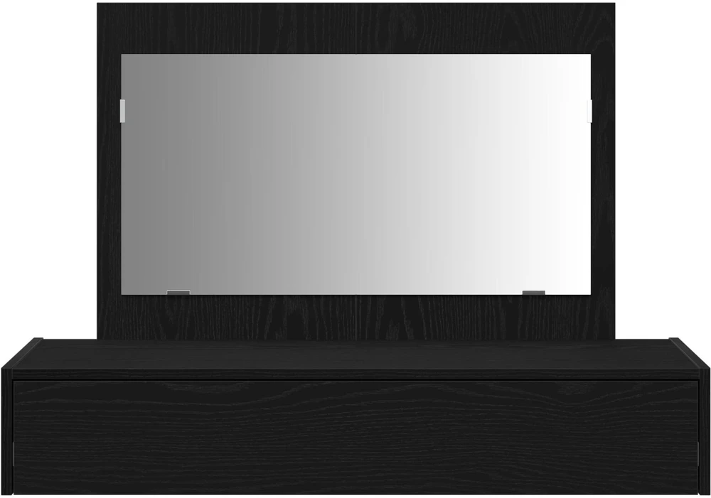 Makiažo stalas Juoda 100 x 40 x 70 cm Apdirbta mediena