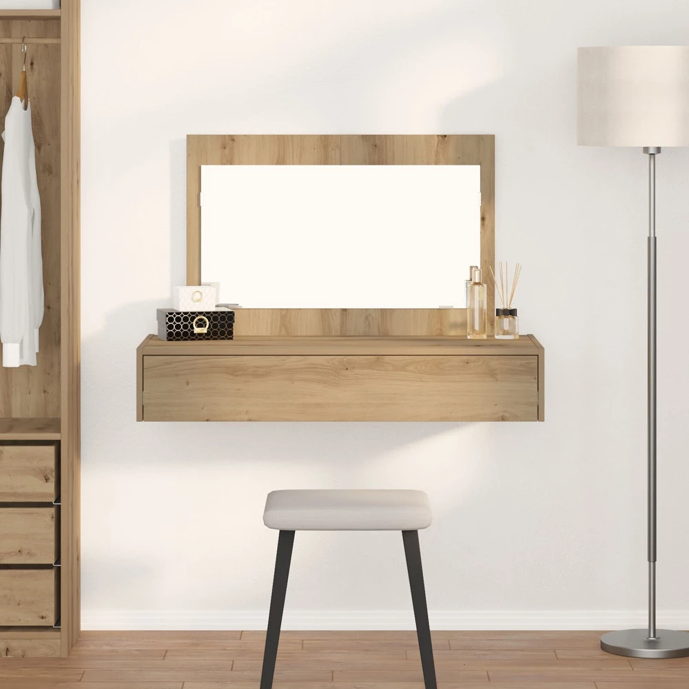 Makiažo stalas Ruda 100 x 40 x 70 cm Apdirbta mediena