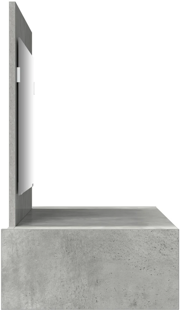 Makiažo stalas Pilka 100 x 40 x 70 cm Apdirbta mediena