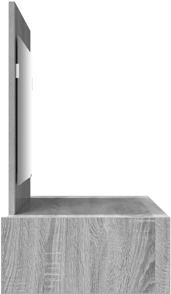 Makiažo stalas Pilka 100 x 40 x 70 cm Apdirbta mediena