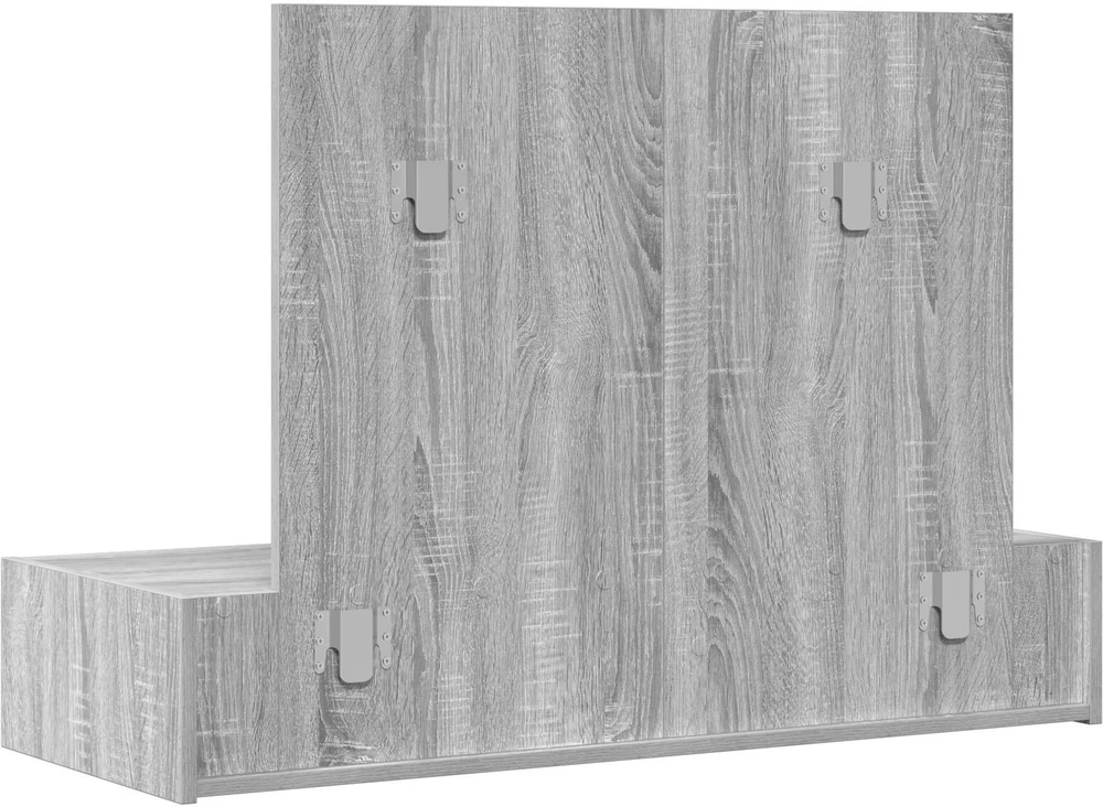 Makiažo stalas Pilka 100 x 40 x 70 cm Apdirbta mediena