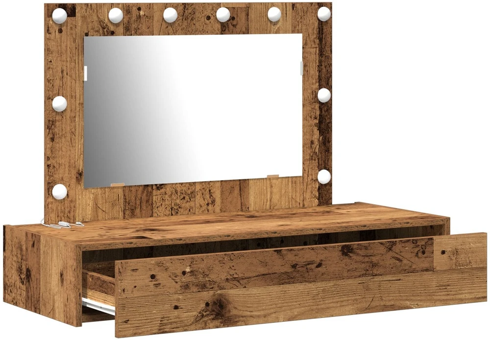 Makiažo stalas Ruda 100 x 40 x 70 cm Apdirbta mediena