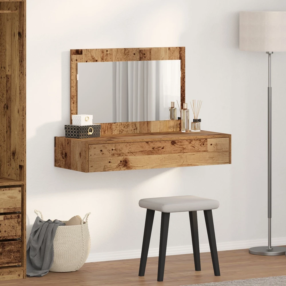 Makiažo stalas Ruda 100 x 40 x 70 cm Apdirbta mediena