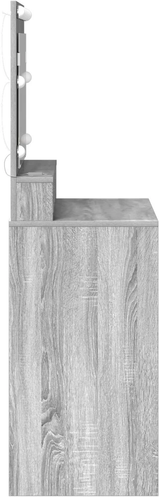 Makiažo stalas Pilkas Sonoma 78,5 x 41 x 135 cm