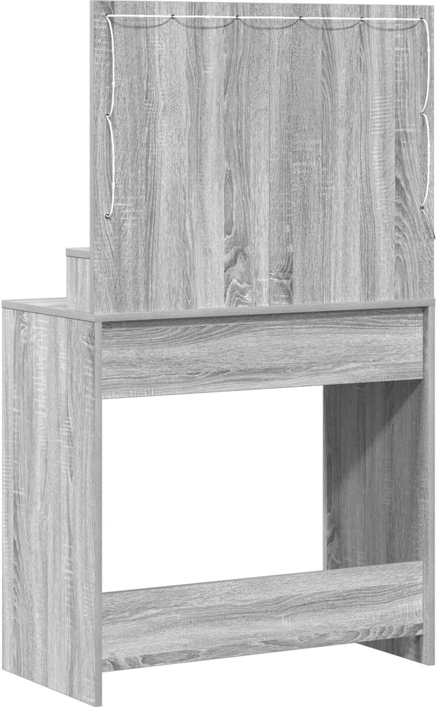 Makiažo stalas Pilkas Sonoma 78,5 x 41 x 135 cm