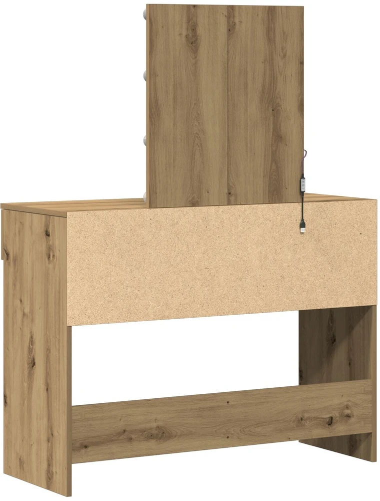 Makiažo stalas Amatininkų ąžuolas 100 x 40 x 130 cm