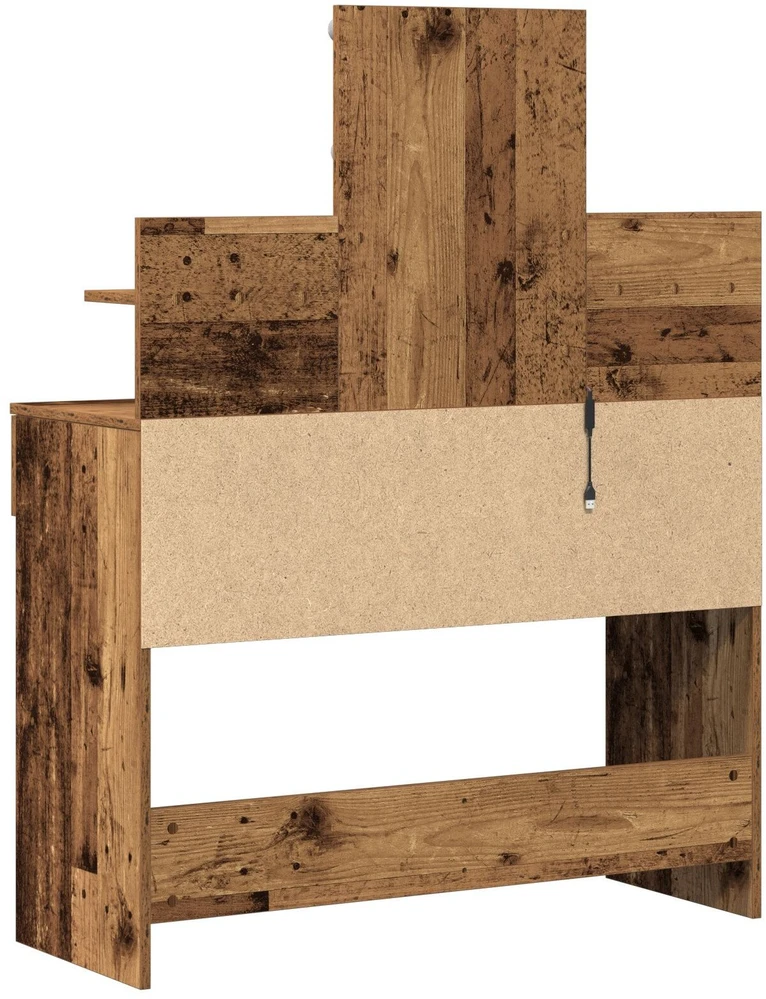 Makiažo stalas Senas medis 100 x 40 x 130 cm Apdirbta mediena