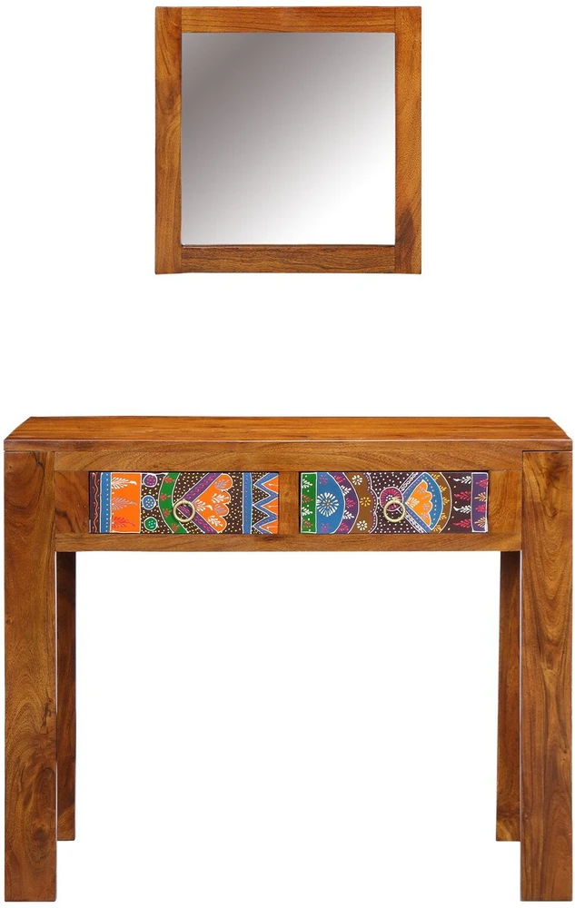Makiažo stalas Ruda 90 x 45 x 75 cm Kietos akacijos mediena