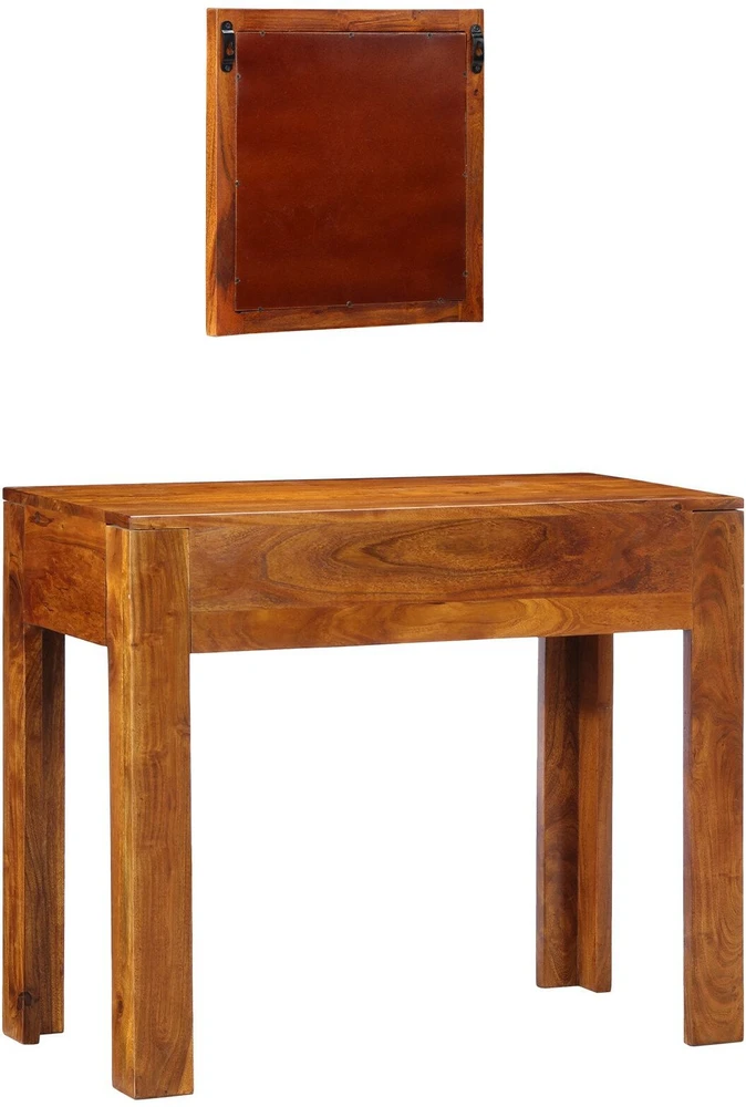 Makiažo stalas Ruda 90 x 45 x 75 cm Kietos akacijos mediena