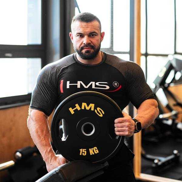 HMS TOG15 2 x 15 KG TALERZ OLIMPIJSKI OGUMOWANY 2 x 15 KG HMS
