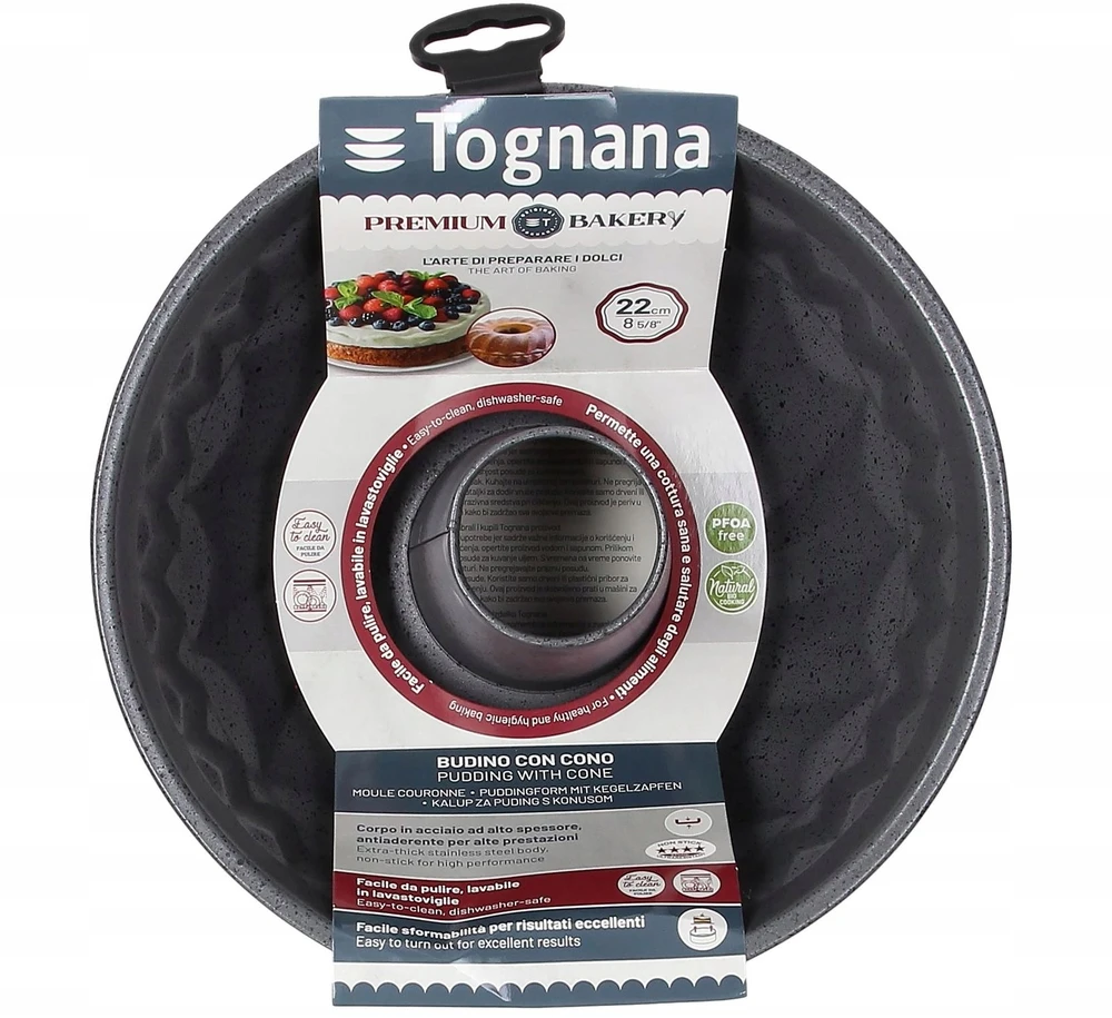 Tognana Kepimo forma 22cm Premium tamsiai pilka YB44461PRBAA