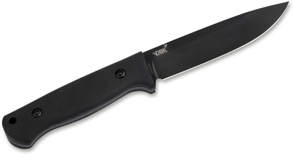 TOGO Peilis Boker Solingen DBK Bushfriend 2000 visiškai juodas