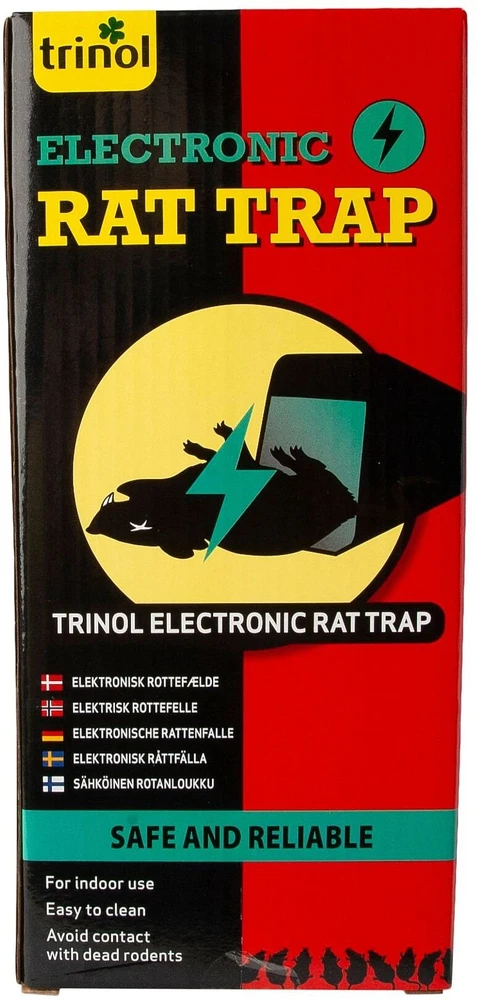 Trinol TOGO Elektriniai spąstai žiurkėms, veiksmingi, 4xC baterijos neįtrauktos
