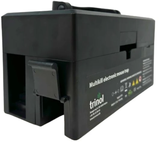 TOGO Trinol Pułapka na myszy elektroniczna Multi Multikill - 10 mus ad gange 4xAA batterier medfølger nie