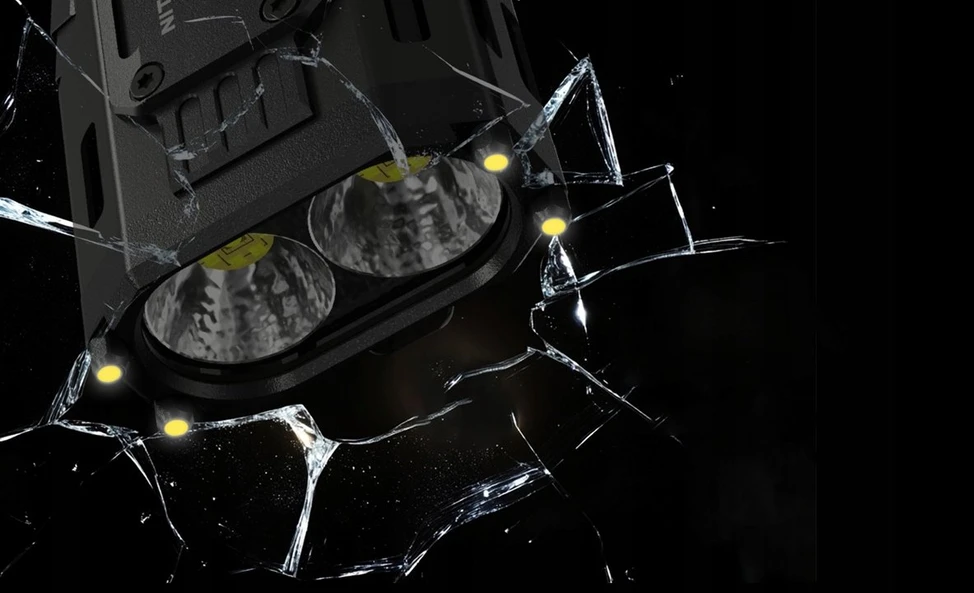 Nitecore EDC37 8000 lm USB-C įkraunamas plokščias EDC žibintuvėlis