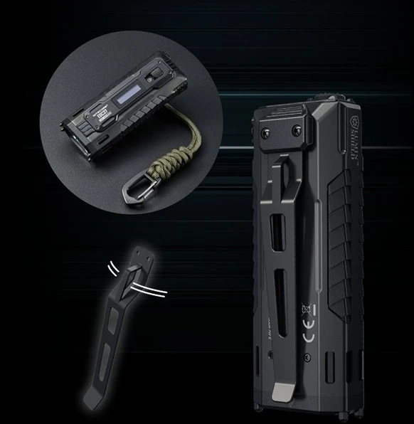 Nitecore EDC37 8000 lm USB-C įkraunamas plokščias EDC žibintuvėlis