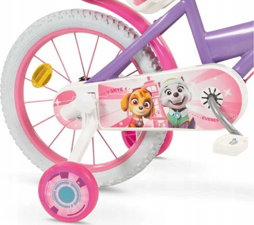 Toimsa Vaikiškas Dviratis - Paw Patrol 16", Violetinis
