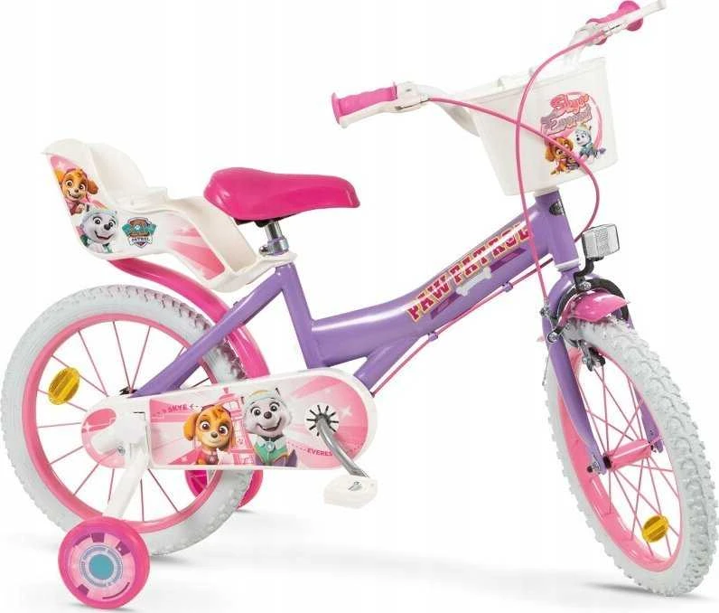 Toimsa Vaikiškas Dviratis - Paw Patrol 16", Violetinis