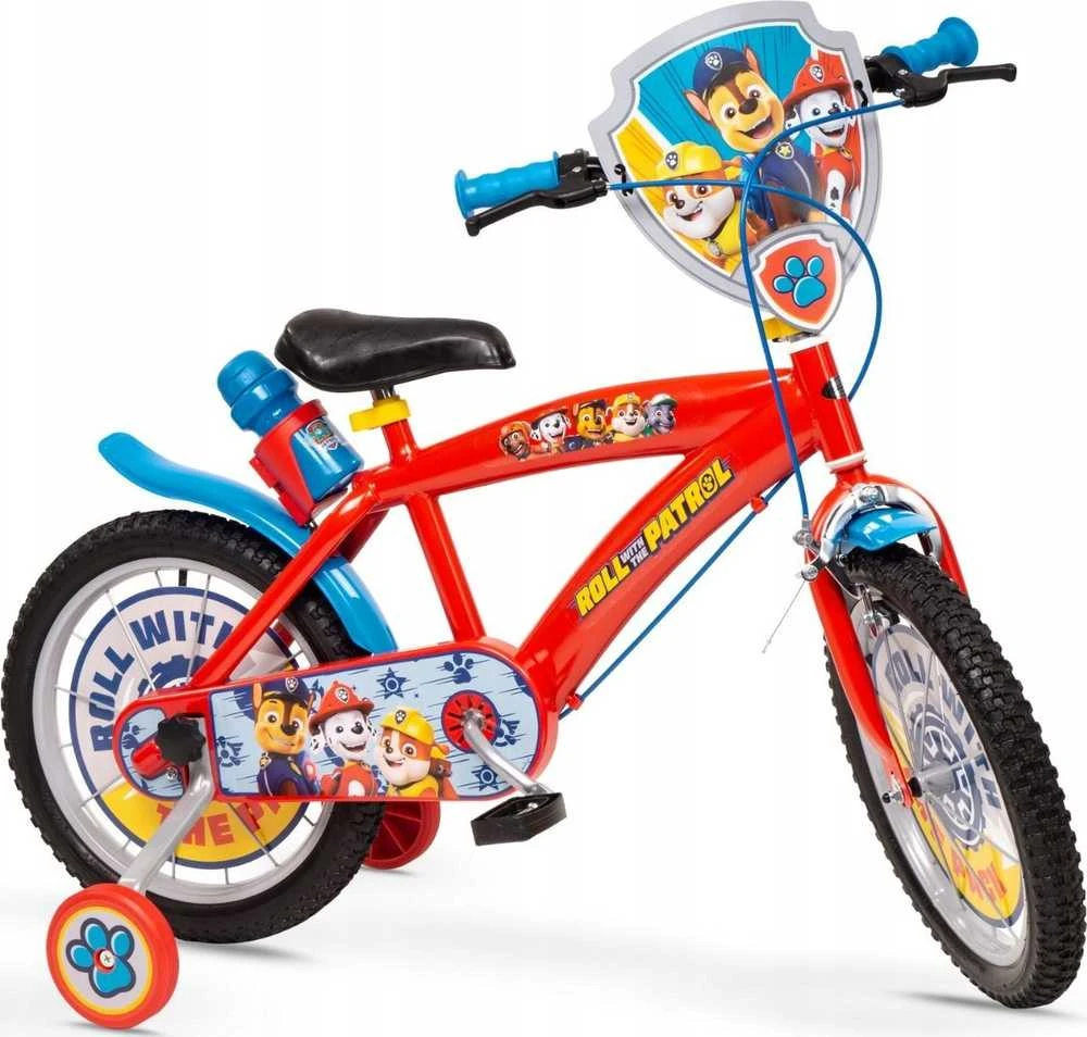 Toimsa Vaikiškas Dviratis - Paw Patrol - 16" - Raudonas