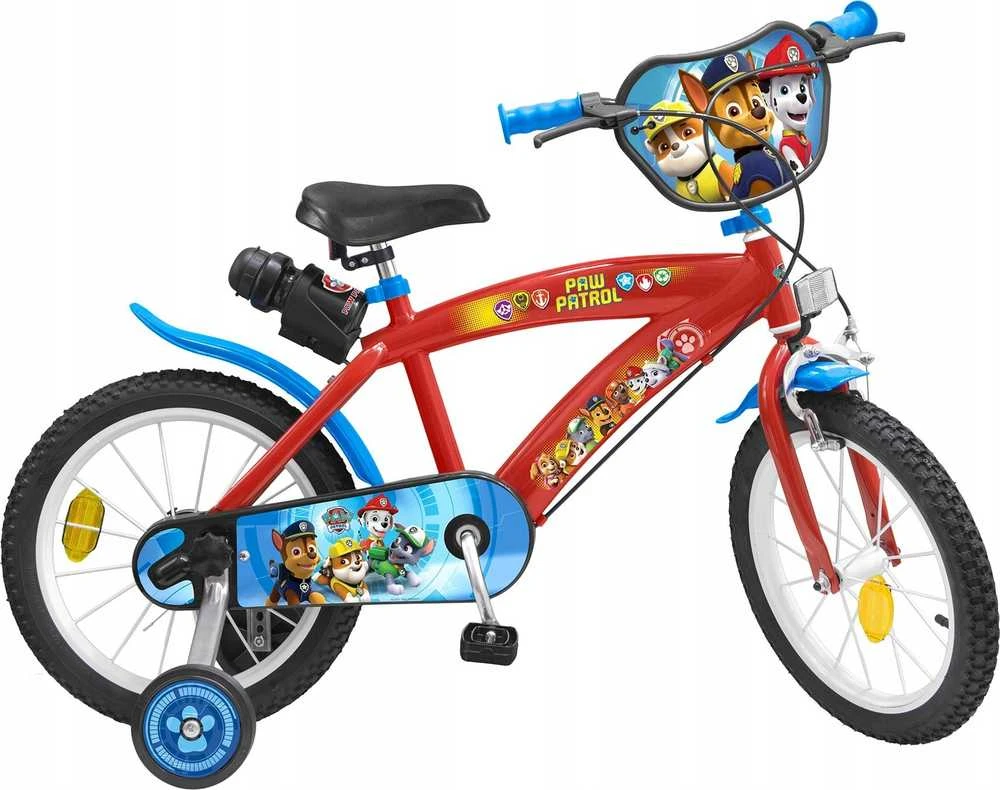 Toimsa Vaikiškas Dviratis - Paw Patrol - 16" - Raudonas