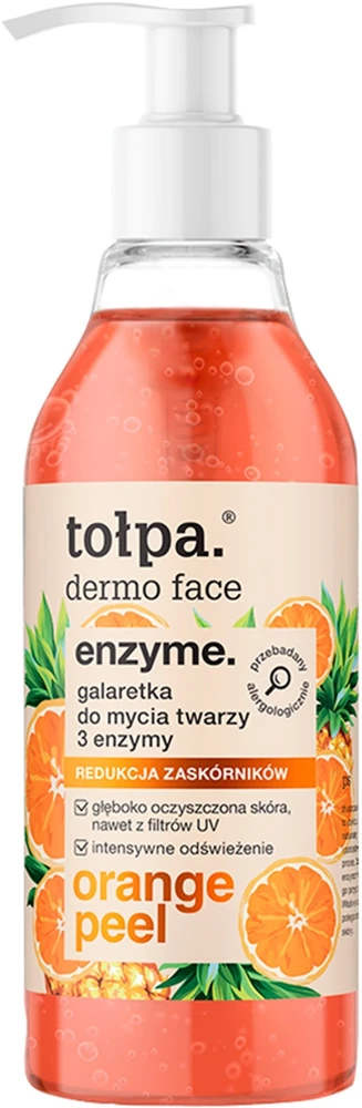 Tolpa Topa Dermo Face Enzyme veido valymo želė su 3 fermentais, 195 ml