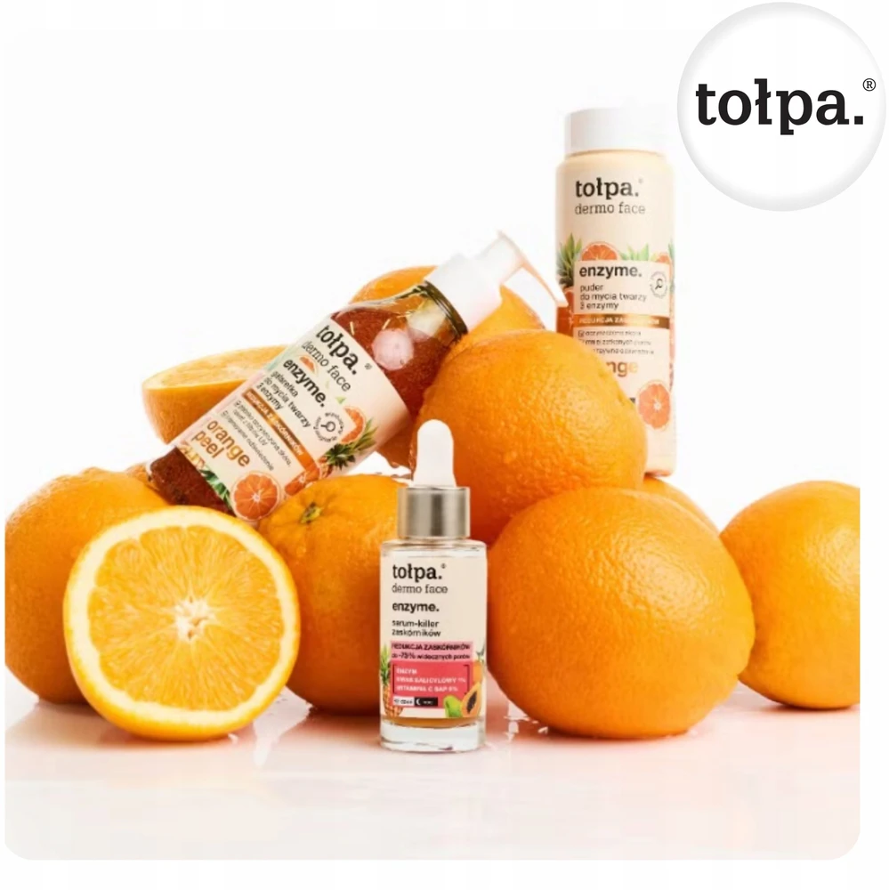 Tolpa Topa Dermo Face Enzyme veido valymo želė su 3 fermentais, 195 ml
