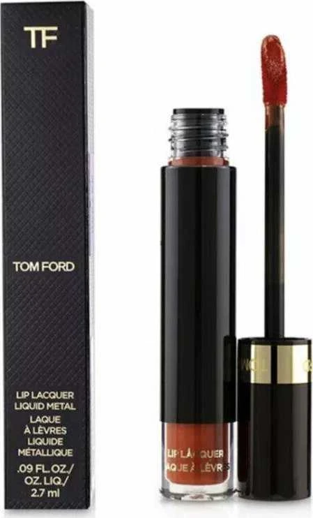 Tom Ford Skysti lūpų dažai Lip Lacquer Liquid Metal, 2,7 ml, Spalva:  04 Metal Flame