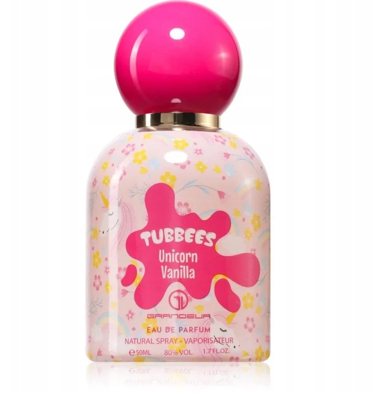 Grandeur Tubbees Unicorn Vanilla EDP parfumuotas vanduo unisex, 50 ml