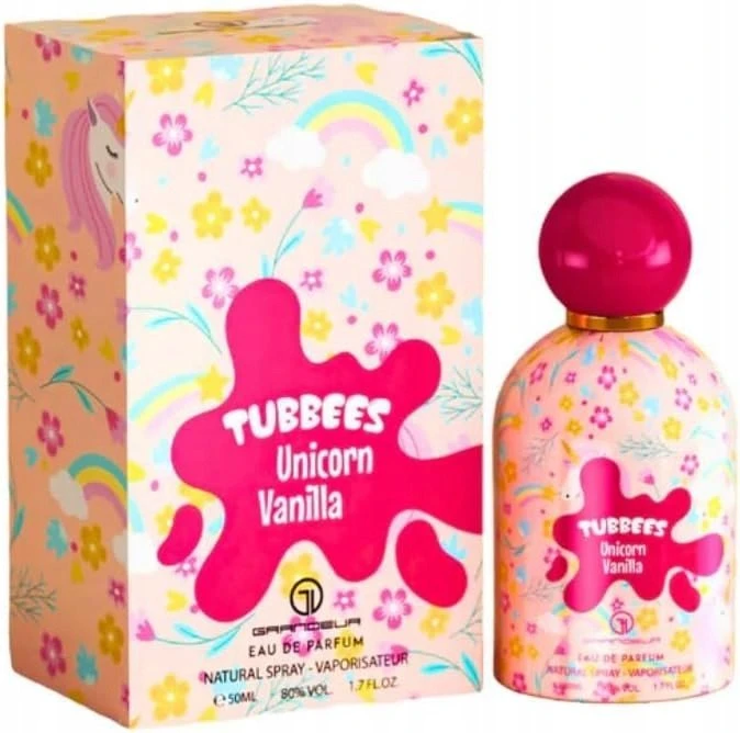 Grandeur Tubbees Unicorn Vanilla EDP parfumuotas vanduo unisex, 50 ml