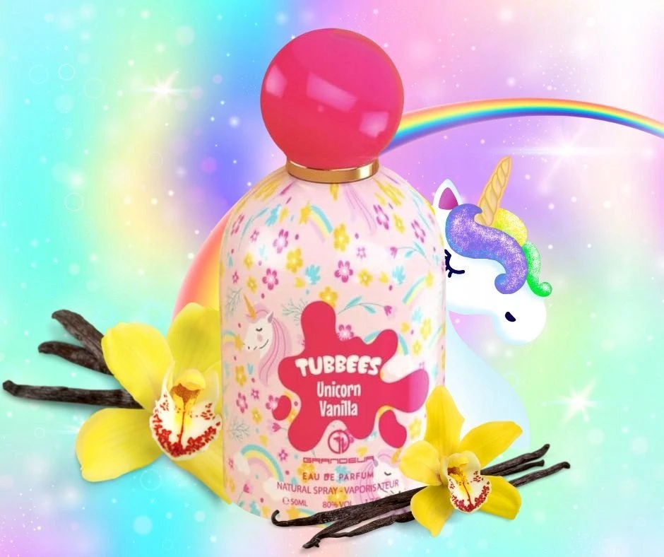 Grandeur Tubbees Unicorn Vanilla EDP parfumuotas vanduo unisex, 50 ml