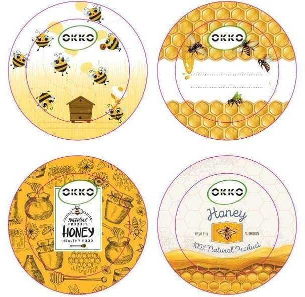 Okko Užsukamųjų dangtelių komplektas MEDUS, Ø8,2 cm, 10 vnt.