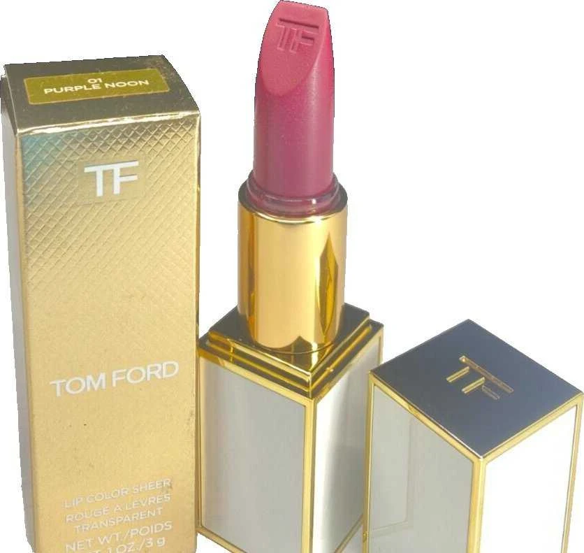 Tom Ford Tom Ford Sheer Kreminis Lipstick 01 Violetinė Noon, 3 g