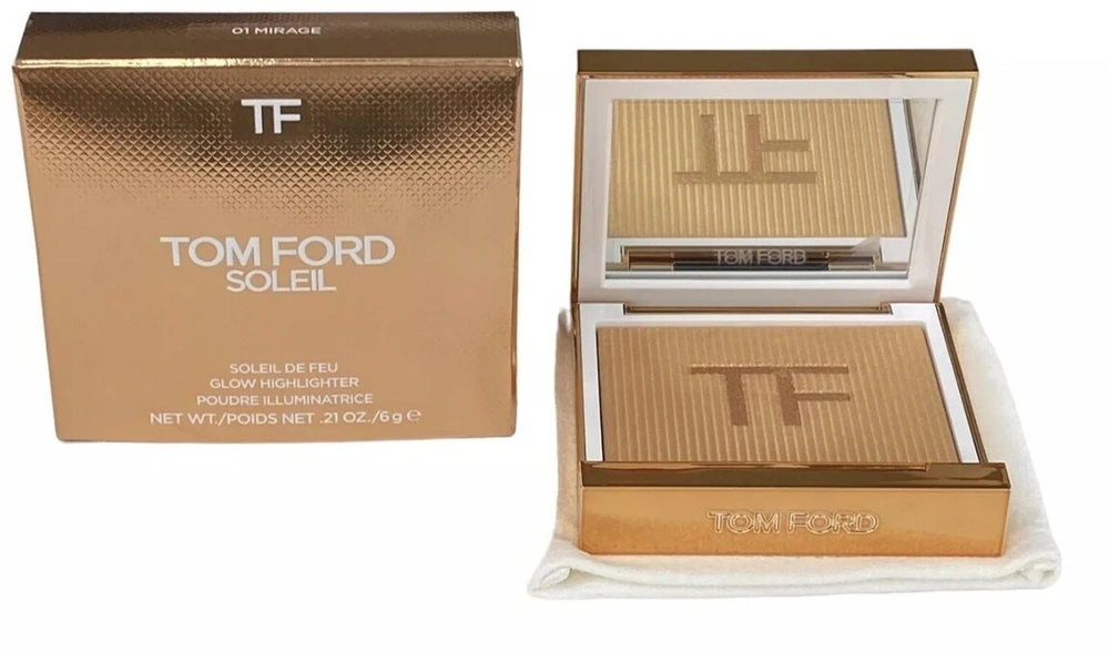 Tom Ford Soleil De Feu Glowing Blush Highlighter Compact 01 Mirage 1 atspalvis, 6 g