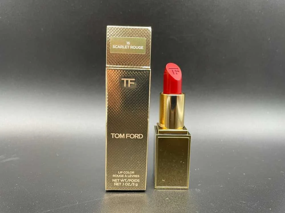 Tom Ford 24K Gold Kreminis Lipstick Scarlet Rouge, 3 g