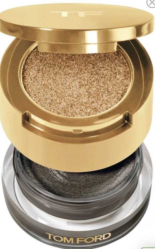 Tom Ford Kreminis and Powder Eyeshadow Powder 13 Juodas Sand, 7 g