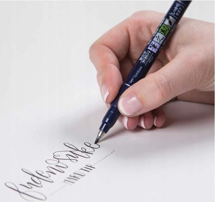 Tombow Flamastry Fudenosuke do kaligrafii neon mix 6 vnt.